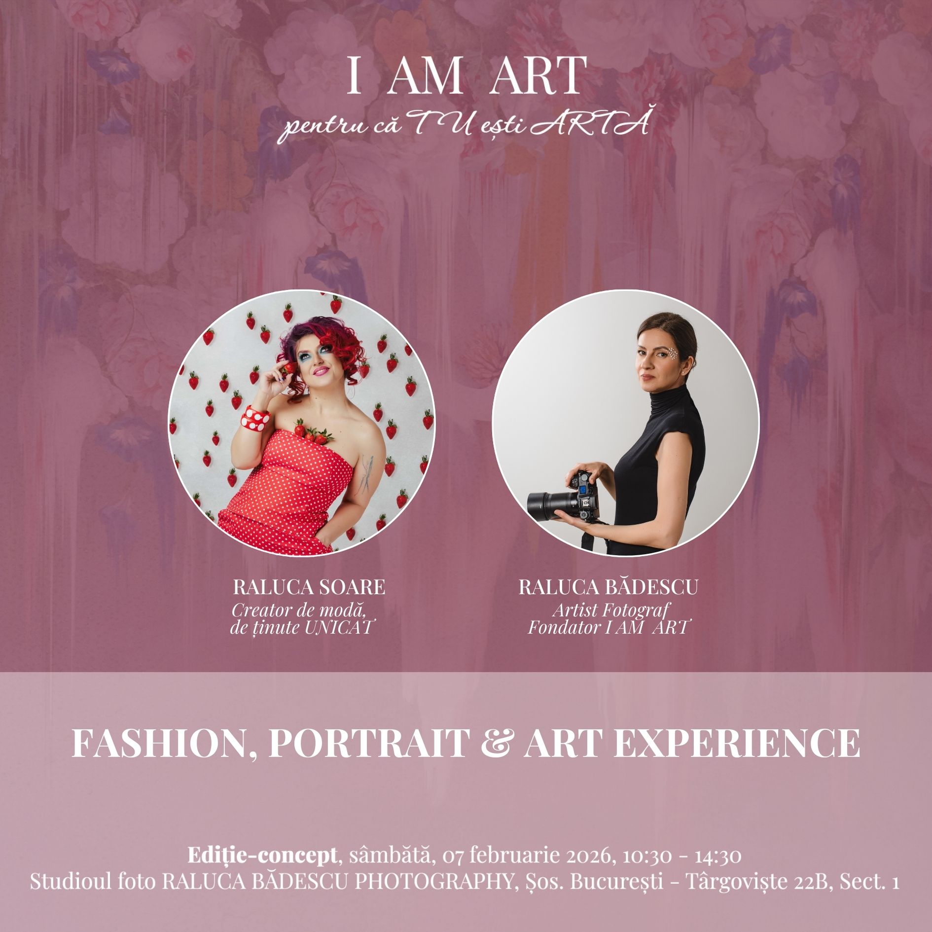 I AM ART – ediție-concept Fashion, Portrait & Art Experience