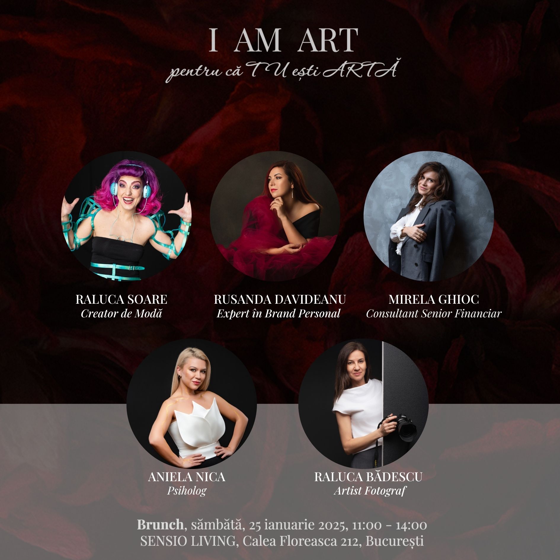 I AM ART – Un eveniment despre autocunoaștere, inspirație și celebrarea feminității
