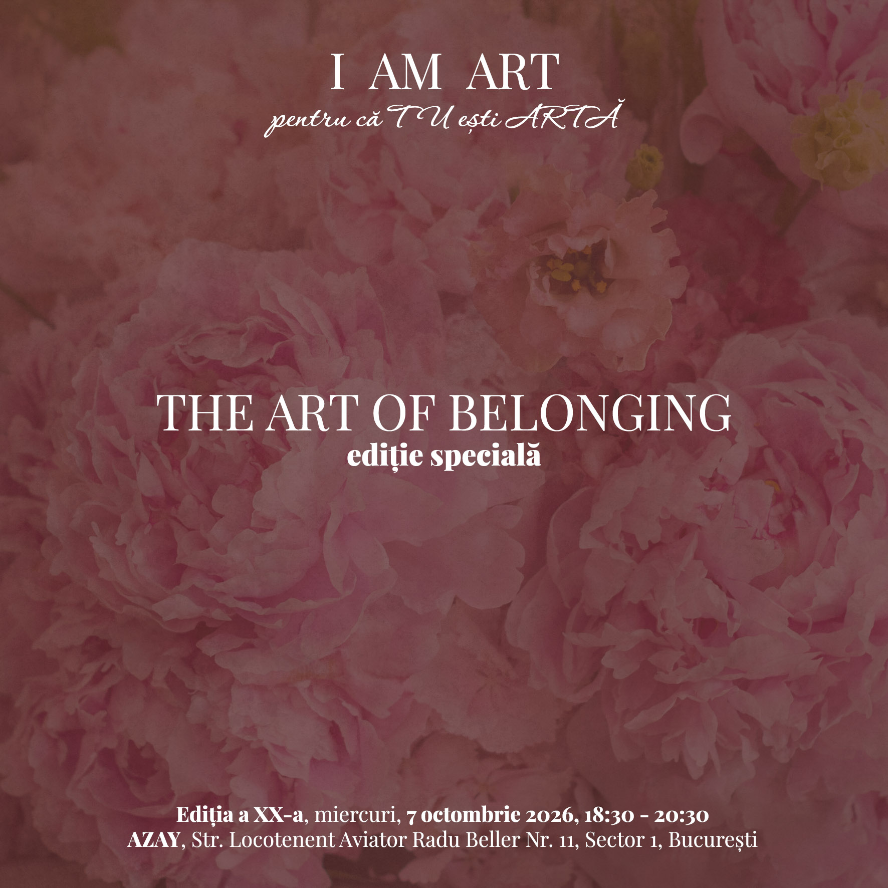 I AM ART – THE ART OF BELONGING - O experiență creată special pentru tine